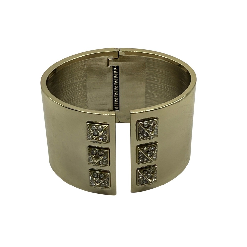 Glam Studded Rhinestone Y2K Gold Cuff Victoria's Secret